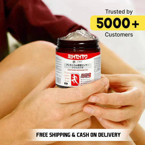 Japanese Instant Pain Relief Soothing Massage Gel | Buy 1 Get 1 Free